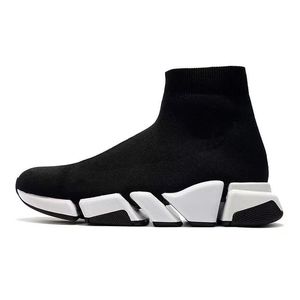 Designers Scarpe casual Calzini Graffiti Sole Speed 1.0 Platform Mens Triple Black White Sock Shoe Master Womens Sneakers Classic Speeds Trainer