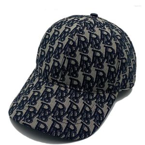 Gorras de béisbol Unisex tendencia diseñador de lujo estampado alfabeto gorra de béisbol para hombres viaje al aire libre sombra ajustable Hip Hop sombrero de mujer