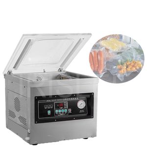 Máquina de embalagem de selador a vácuo comercial Comercial totalmente automático de chá seco e molhado para alimentos cozidos