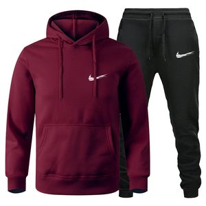Men's Designer Sports Tracksuit with Logo Print tech fleece hoodie and Space Cotton Jacket - Casual Sweatshirt and Pants Set for Running and Fitness