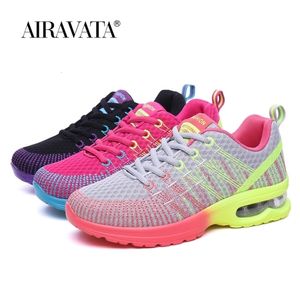 Scarpe eleganti da donna Casual Fashion Air Cushion Scarpe da ginnastica traspiranti in mesh da allenamento leggero 221116