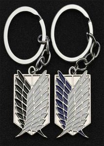 Ataque na Titan Keychain Wings of Liberty Dom Scouting Legion Eren Keyring Chain Chain Ring New Anime Jewelry Whole 21168872