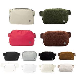 lulu Fleece everywhere belt chest bum Bags Women's mens designer purses Teedy Sports yoga fanny packs Luxury Nylon handbag woman Shoulder bumbag Crossbody Waist Bags