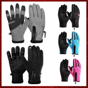 ST273 Outdoor Winter Gloves motorcycle Warm Gloves Men Waterproof Thermal Guantes Gloves Non-Slip Touch Screen Cycling Bike Glove