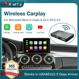 Trådlös carplay för Mercedes Benz C-Class W205 GLC 2015-2018 med Android Auto Mirror Link Airplay Car Play-funktioner