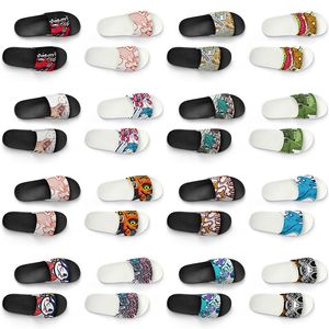 Mulheres personalizadas homens chinelos sapatos artoon design animal diy palavra preto branco azul vermelho masculino treinador 210