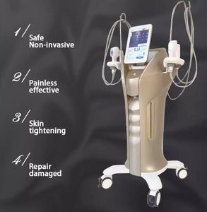 Gold Facia 7D Hifu Macchina per rassodare la pelle Cura della pelle Massaggiatore per il viso Anti occhi Rimozione delle rughe Attrezzatura di bellezza