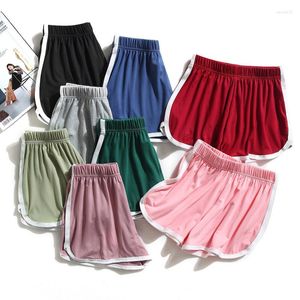 Running Shorts Sports Women Summer 2022 Casual Wear Three-quarter Pants Korean Fashion Yoga Beach Candy Color