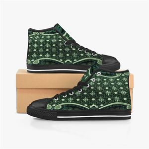 Sapatos personalizados DIY Mens Classic Canvas High Cut Skateboard Printing UV Impressão Multi Women Sports Sneakers à prova d'água Aceitar personalização Aceitar personalização