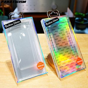 Caixa de embalagem de varejo transparente de plástico pvc bolha laser para iphone 15 14 13 12 11 pro max xs xr 6s 7 8 plus caixa de pacote de embalagem