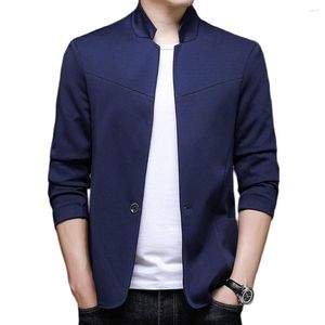 Abiti da uomo Stile di grado superiore Marchio classico Moda casual Slim Fit Business Royal Blue Giacche da uomo Blazer Cappotti Abbigliamento da uomo