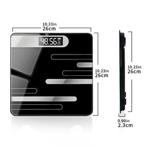 Smart Scales Scale Scale Want Want Fat Glass Electronic Smart LCD -дисплей.