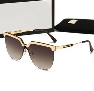 Designer Luxury Letter Sun Glasses Men and Women Trend Retro Anti-Glare Sunglasse and Box