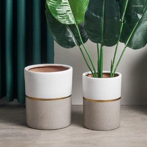 Planters Countryside Desktop Modern Flower Pot Simple Accessories Home Garden Plant Stand Trays Decorative Doniczki Basket Ed50fp