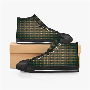 shoesCustom Shoes casual Uomo Canvas Sneakers Donna Moda Nero Arancione Mid Cut Traspirante Outdoor Walking Jogging Color6628918