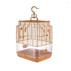 Bird Cages Plastic Tray Cage Transparent Large Breeding Houses Outdoor Parrot Jaulas Grande Feeding Supplies BS50BC