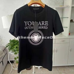 Camisetas masculinas de designer 22SS Carta de camisetas impressas THEET THATE MAIS SLANECIDADES DE SMAN THEVER SMERTRO CAMISTA CASUAL DE MENINAS BRENHAÇÃO Mulheres Crew