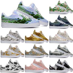Designer Custom Shoes Casual Shoe Men Women Hand Painted Anime Fashion Mens Trainers Sports Sneakers Color112