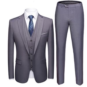 Mens Suits Blazers MenS Fashion Blazer Three Piece Slim Fit Designer Long Men Suit Hyfm020 221117