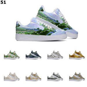 Designer Scarpe personalizzate Scarpe da corsa Uomo Donna Dipinto a mano Anime Fashion Flat Scarpe da ginnastica da uomo Sneakers sportive Color47