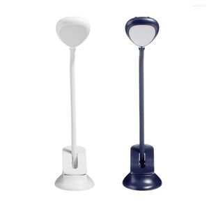 Table Lamps Portable Clip-on LED Lamp Light Touch Control Stepless Dimming Rechargeable Desk Eye Protect Reading