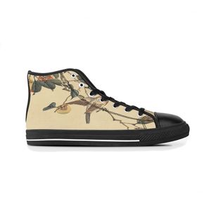 GAI GAI Мужская обувь на заказ Дизайнерские парусиновые женские кроссовки Ручная роспись Модные средние кроссовки