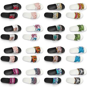 men women custom slippers shoes artoon animal design diy word black white blue red mens trainer 208