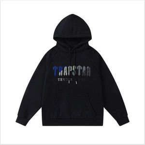 22s Trapstars Shooter Towel Embroidery Mens Hoodie Quality Designers Clothing Europe and American Style Hoodies Designer Hoodie Trapst