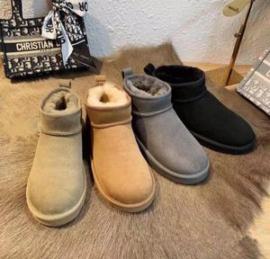 2022 Women's Snow Boots Warm Boots Star Baby Boys Girls Soft Comfortable Sheepskin Plush Keep Nice Birthday Christmas Gifts Aus