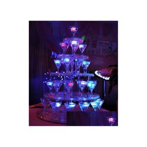 Decoração de festa PolyCrome Flash Ice Liquid Active Sensor Luzes de Cubo Decorativo da Festa de Casamento do Clube de Clube Decorativo Clube Dh3qj