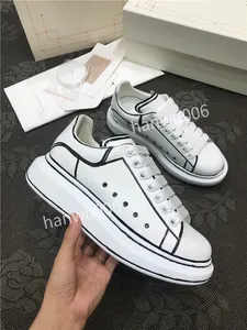 Designer Sneakers Men Shoes Men Women Genuine Leather Sneaker Rubber Platform Trainers Multicolor Lace-up Skate Shoes Fashion Flat Shoe gp200910