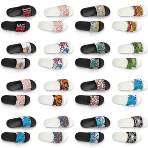 men women custom slippers shoes artoon animal design diy word black white blue red mens trainer 203