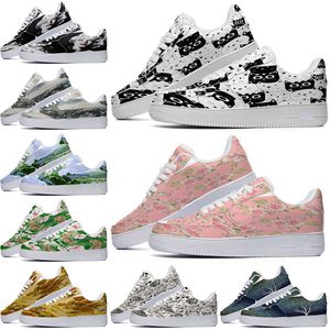 Designer Scarpe personalizzate Scarpe casual Uomo Donna Dipinto a mano Anime Moda Uomo Scarpe da ginnastica Sport Sneakers Color31