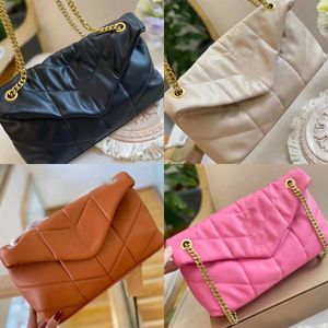 Fashion Designer Shoulder Y-shaped bags lulu Cloud Underarm handbag Women Luxury soft leather Cross body shopping Hobo Clutch Square Flap