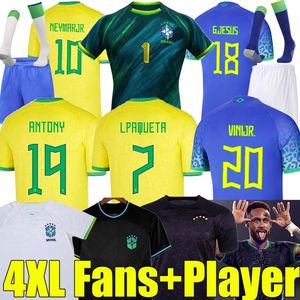 COPA AMERICA Brazil soccer jerseys Firmino NEYMAR BRASIL JR Retro Classic Camicia da calcio Uomo Kit Kit uniforme maglia da calcio