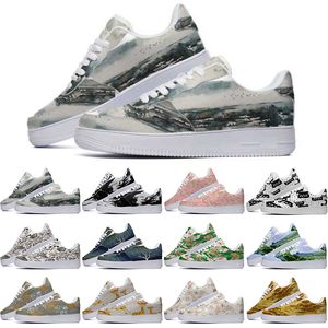 Designer Scarpe personalizzate Scarpe casual Uomo Donna Dipinto a mano Anime Moda Uomo Scarpe da ginnastica Sport Sneakers Color40