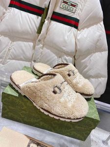 Australia sandały wełniane futro korek podwójna klamra długie pluszowe zimowe slajdy Furry Outdoor męskie damskie skórzane wełniane z pudełkiem NO430