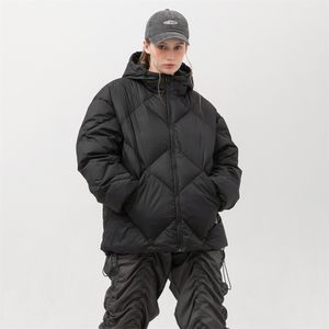 2022 vinterjackor kappa stilen tjock varm parka kl￤der mode gata trend yttre gitterfast bomullsjacka yr001