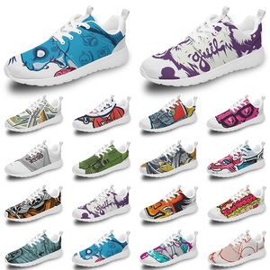 Sapatos personalizados homens homens que administram tênis DIY ao ar livre treinadores de homens personalizados color71