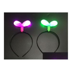 Other Festive Party Supplies Glowing Led Light Up Sapling Headband Cute Kids Women Christmas Birthday Festive Party Hair Sticks Ra Dhmhv