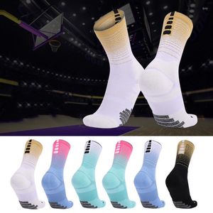 Men's Socks Men's Basketball Thickened High-Top Sports Non-Slip Training Trend In Tube Wholesale Drop