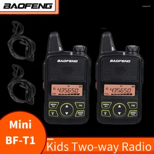 Walkie Talkie 2PCS Baofeng BF-T1 Mini Kind Woki Toki UHF Handheld Zwei-Wege Radio Kinder 5km CB station FM Transceiver Bf T1