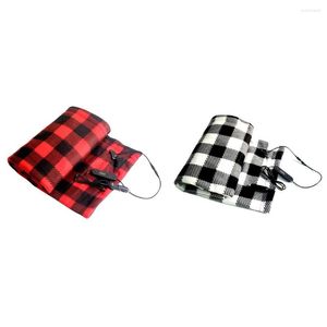 Blankets Universal Car 12V Digital Display Heating Blanket Portable Camping Emergency Adjustable Electric Warming Mat Outdoor Equipment