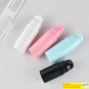 15 ml plast tom luftfria pumpflaskor grossist vakuumtryck lotion flaskan kosmetisk behållare A217231