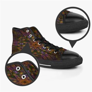 Uomo Scarpe casual personalizzate scarpe Sneakers in tela Moda donna Nero Arancione Mid Cut Traspirante Outdoor Walking Jogging Color3307513