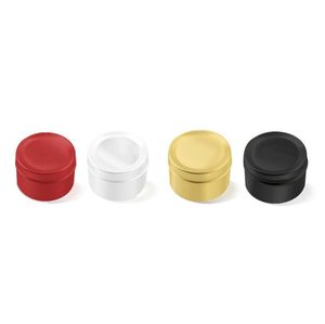 Packaging Jar 50ml Metal Round Tin Containers Storage Aluminum Tins Jars Screw Top Tin Cans for Store Spices Candies Tea SN230