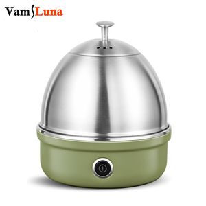 Egg Boilers Full Stainless Steel Electric Egg Cooker With Auto Shut Off Up To 7 Eggs For Soft Medium Hard Boiled Poached Custard 221117