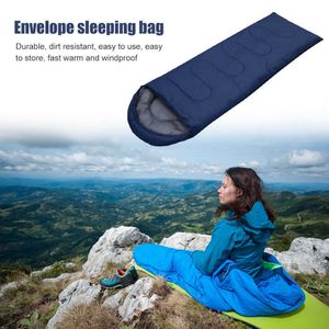 Sacos de dormir envelope de acampamento leve 4 temporadas Acessórios para caminhadas para viagens ao ar livre T2221022