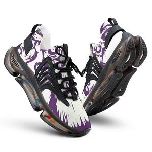 2023 Sapatos clássicos de DIY Sapatos clássicos Aceite personalização impressão UV Men masculino Mulheres Flor Bordery Sports Trainer