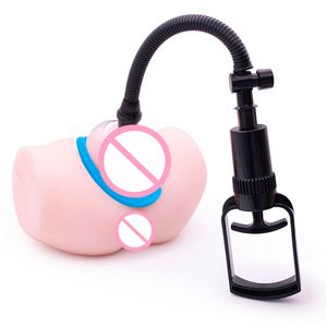 Vibrators Pussy Pump Vagina Clitoris Sucker Manual for Women Breast Massage Nipple Stimulator Enlarge Vacuum Cover Adults Sex Toys 18 1115